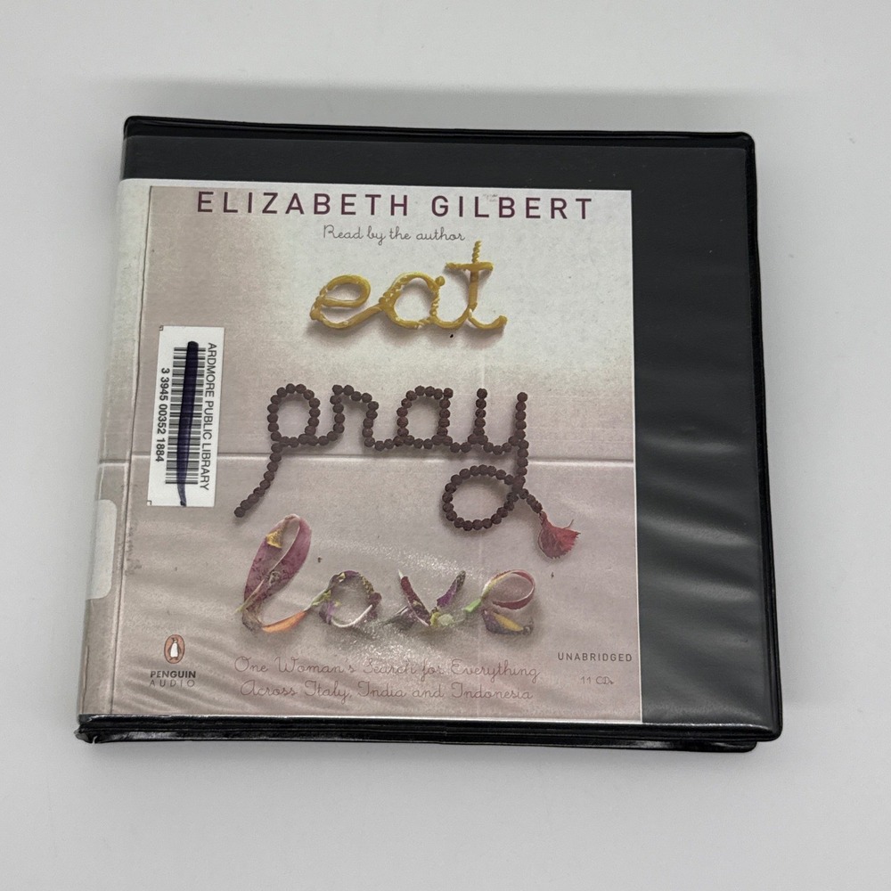 Eat Pray Love Elizabeth Gilbert Unabridged Audiobook 11CD Set Penguin Audio 2006